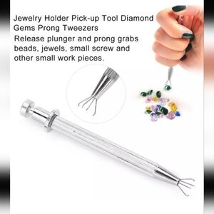1pcs. Tweezers Grabber Tool Jewelry Claw Grabber & Prong Tweezers Pick Up
